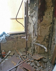 Fensterlaibung nach Rückbau